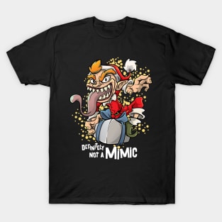 Roleplaying Mimic Creature RPG Joke Meme DM PnP Christmas T-Shirt